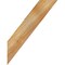 Ekena Millwork 4"W x 14"D x 18"H Traditional Rough Sawn Knee Brace, Western Red Cedar BRC04X14X18TRA00RWR - alternate 2